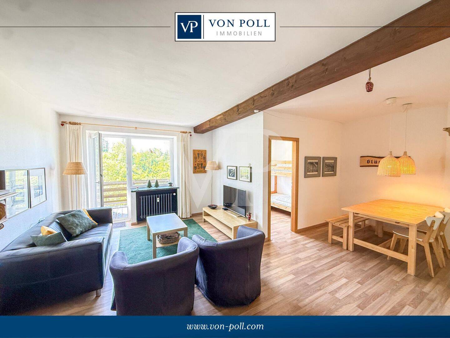 Gepflegte 3-Zimmer-Wohnung (Wohnfläche ca. 66 m²) , Balkon mit traumhaftem Ausblick, 37444 Braunlage