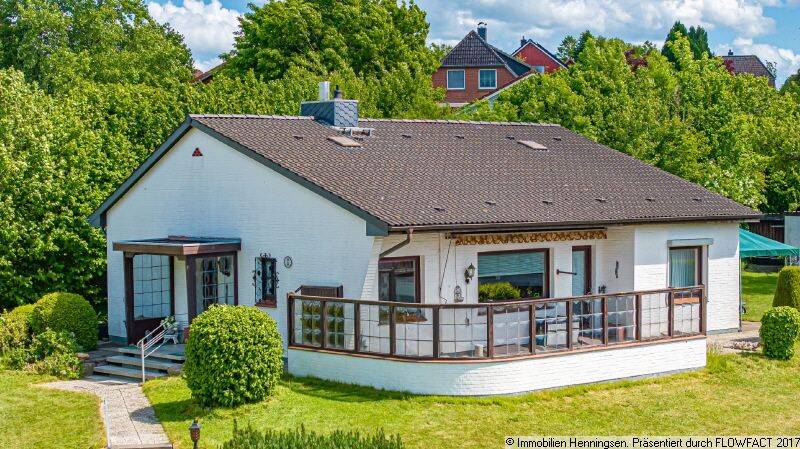 Ebenerdiger Bungalow- großes, erhöhtes Grundstück- solider Zustand, 24996 Ahneby