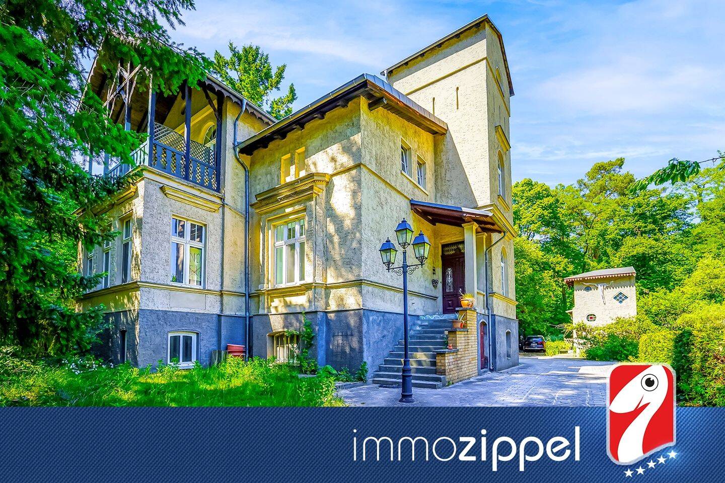 Villencharme trifft auf Wohnen im Grünen – 4, 5 Zimmer Wohnung mit Balkon! *Provisionsfrei*, 15537 Gosen-Neu Zittau