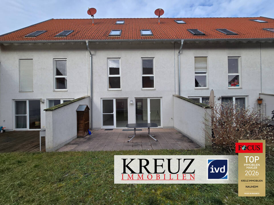 Herzlich Willkommen in Ihrem gepflegtes Reihenmittelhaus in Dornheim, 64521 Groß-Gerau