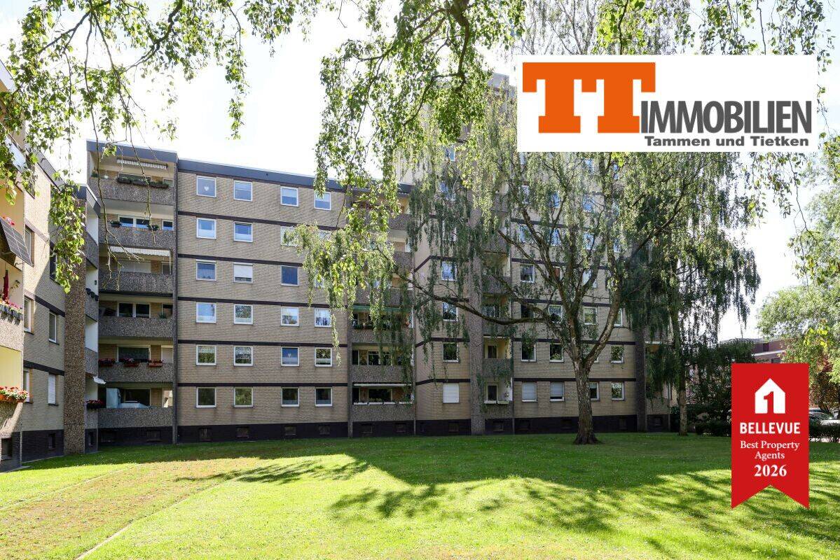 TT: 4-Zimmer-Wohnung mit Südbalkon in fantastischer Lage von Wilhelmshaven – Mitte!, 26382 Wilhelmshaven (Bant Heppens Innenhafen Innenstadt Siebethsburg)
