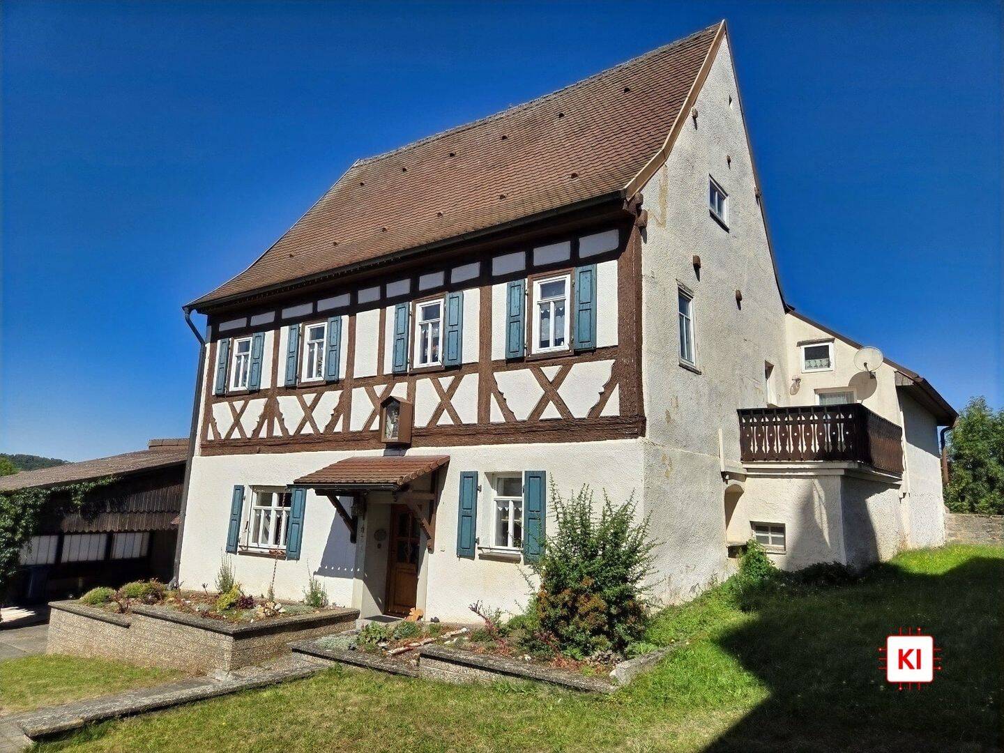 *RESERVIERT* Historisches Fachwerkhaus (Einzeldenkmal) mit viel Platz (ca. 200 m² Wfl.) + Nebengebäude + Garten in Prölsdorf, 96181 Rauhenebrach