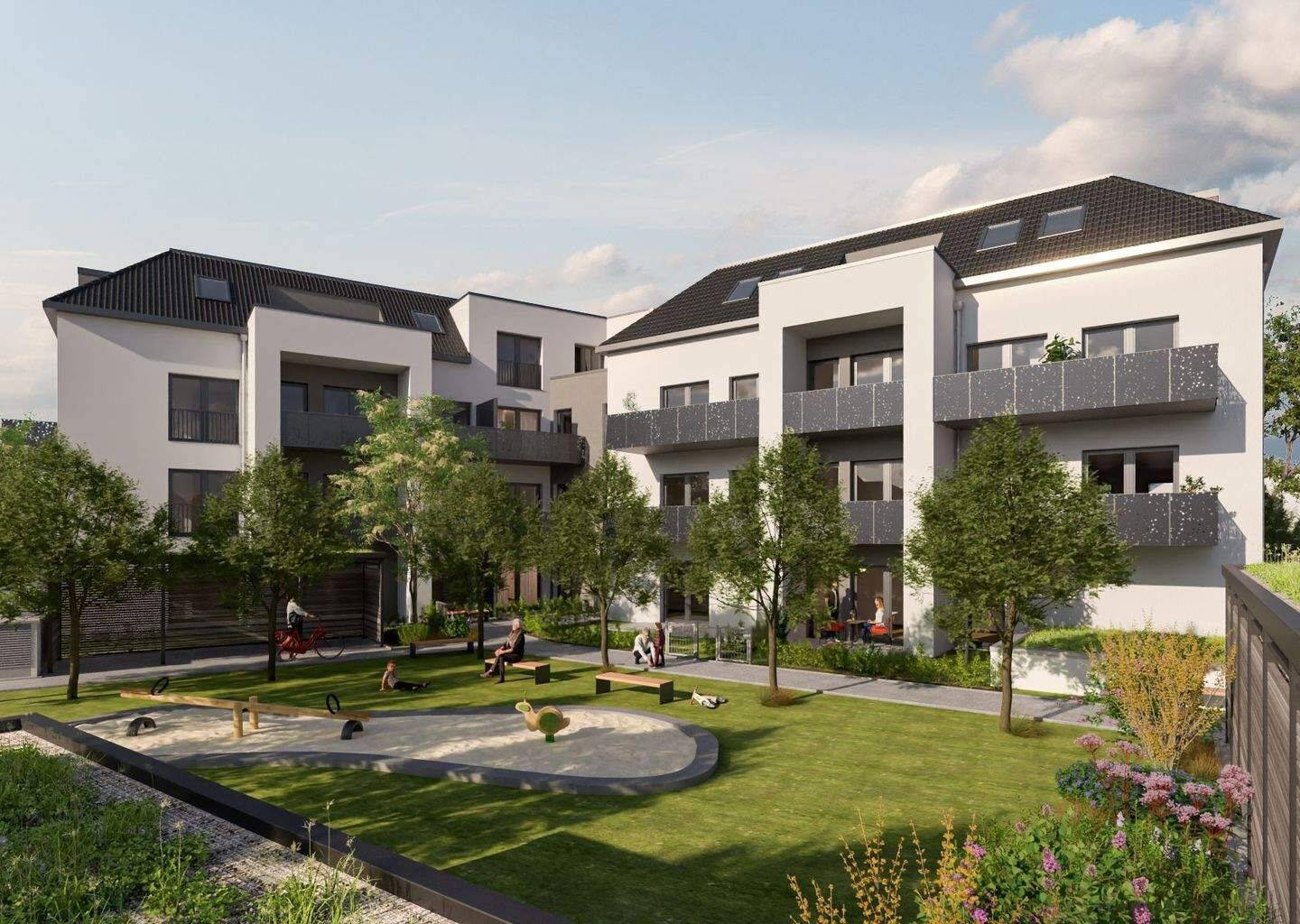 2-Zimmer-Neubau mit Terrasse | Vermietungsstark gegenüber dem Klinikum