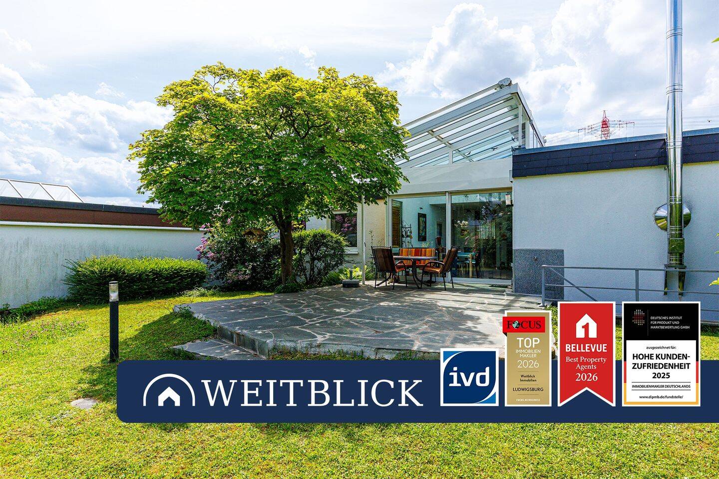 WEITBLICK: Großzügiger Bungalow am Feldrand!, 71686 Remseck am Neckar