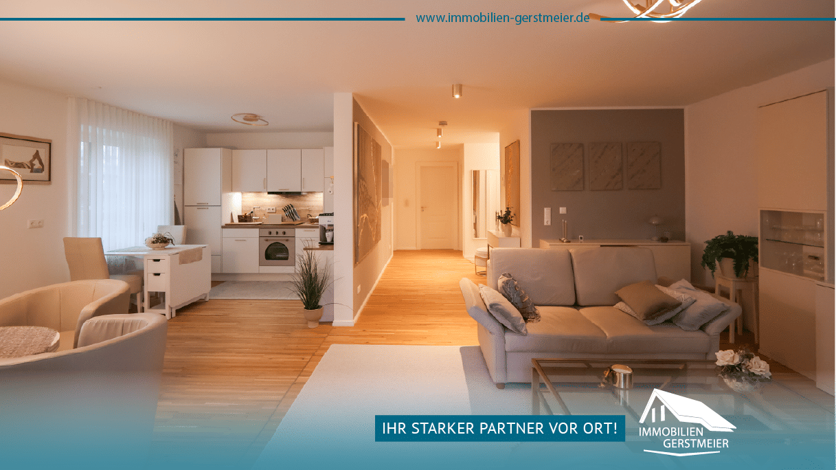 Exklusive Wohnlage – 3-Zimmerwohnung in einer Villa im 1. Obergeschoss mit Tiefgaragen-Stellplatz, 26603 Aurich