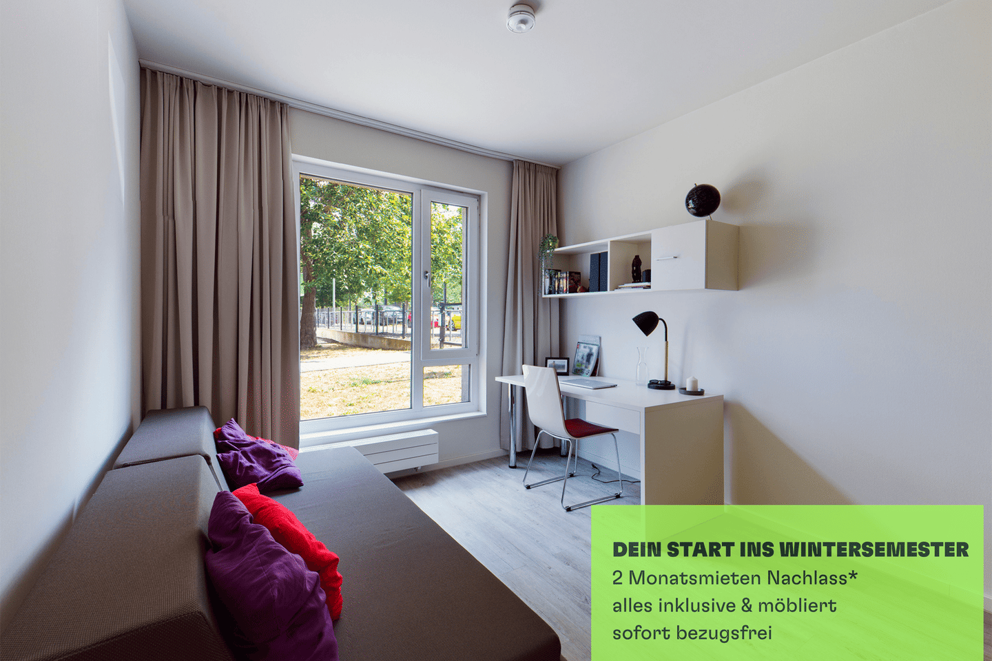 Studentenapartment direkt an der FH Potsdam | möbliert & all inclusive, 14469 Potsdam