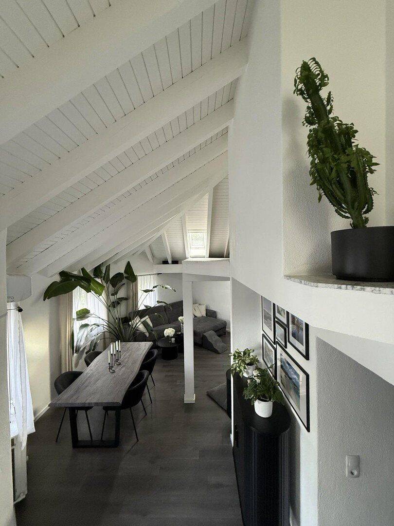 Wohnen mit Charakter – moderne Maisonette mit beeindruckender Dacharchitektur Garten & Pool, 73262 Reichenbach an der Fils