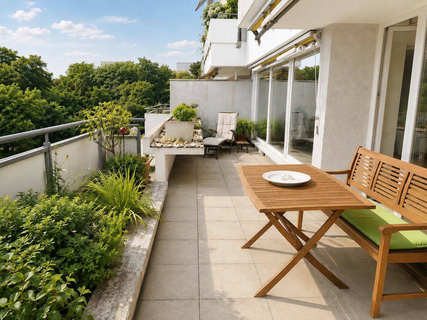 Von Privat: 4-Raum-Wohnung mit Dachterrasse und Balkon in Haar, 85540 Haar (Trudering-Riem)