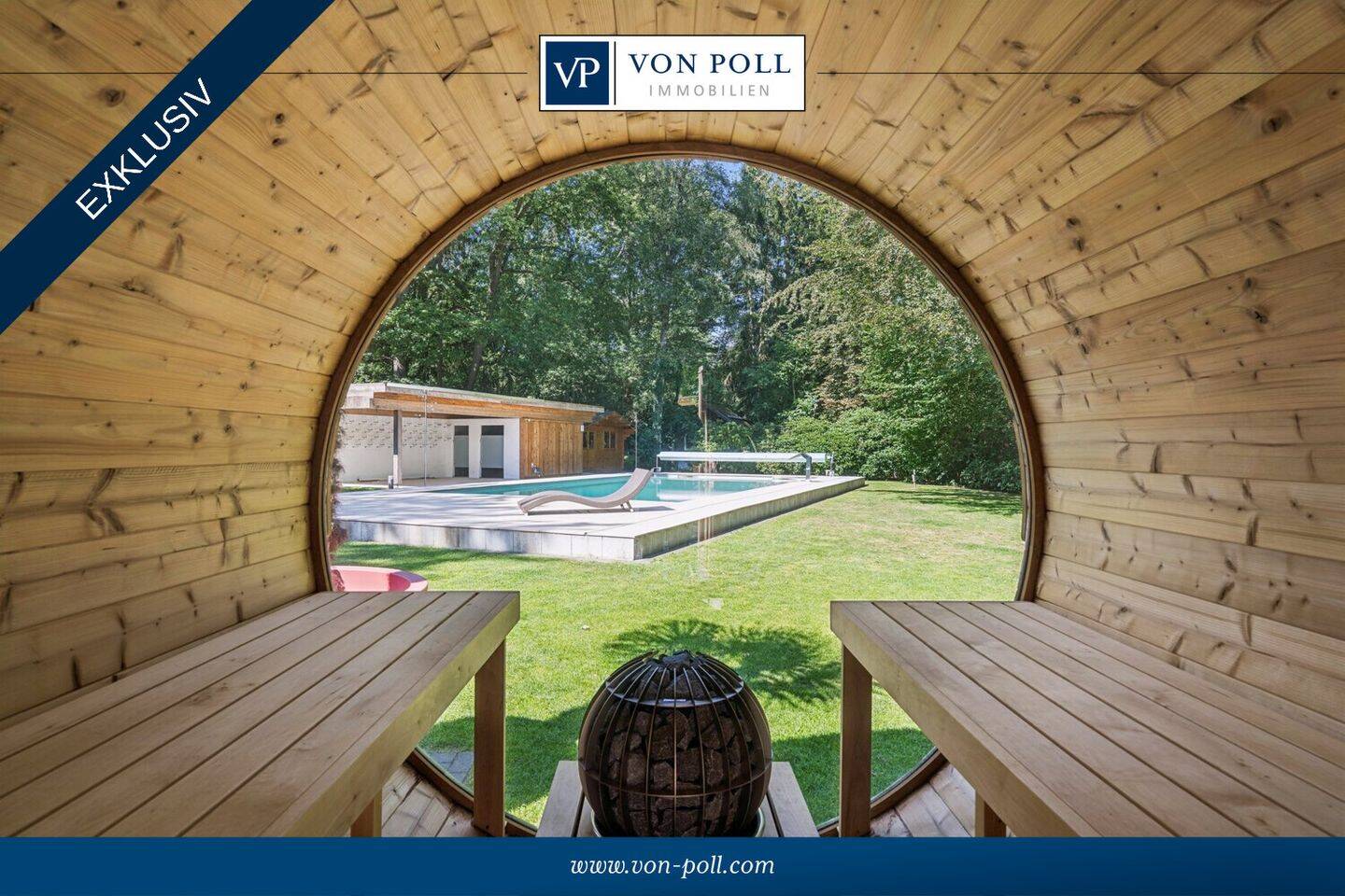 Exklusiv sanierter Bungalow auf parkähnlichem Grundstück – Wohnen & Gewerbe, Pool & Sauna, 28832 Achim