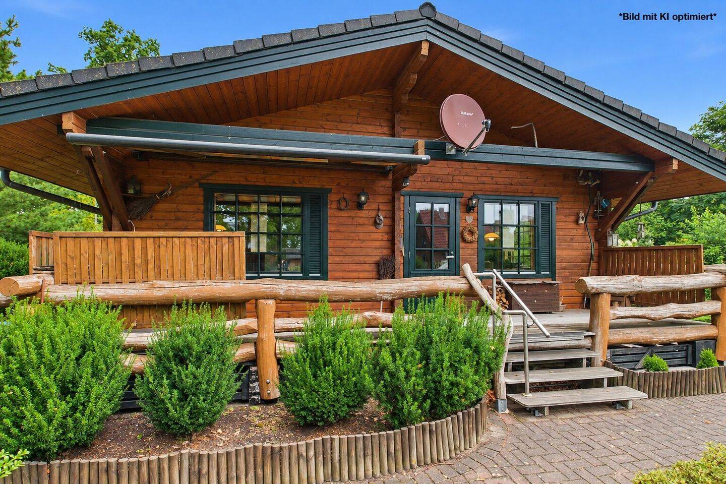 Finnisches Blockbohlenhaus in ruhiger Lage von Thören, 29308 Winsen (Aller)