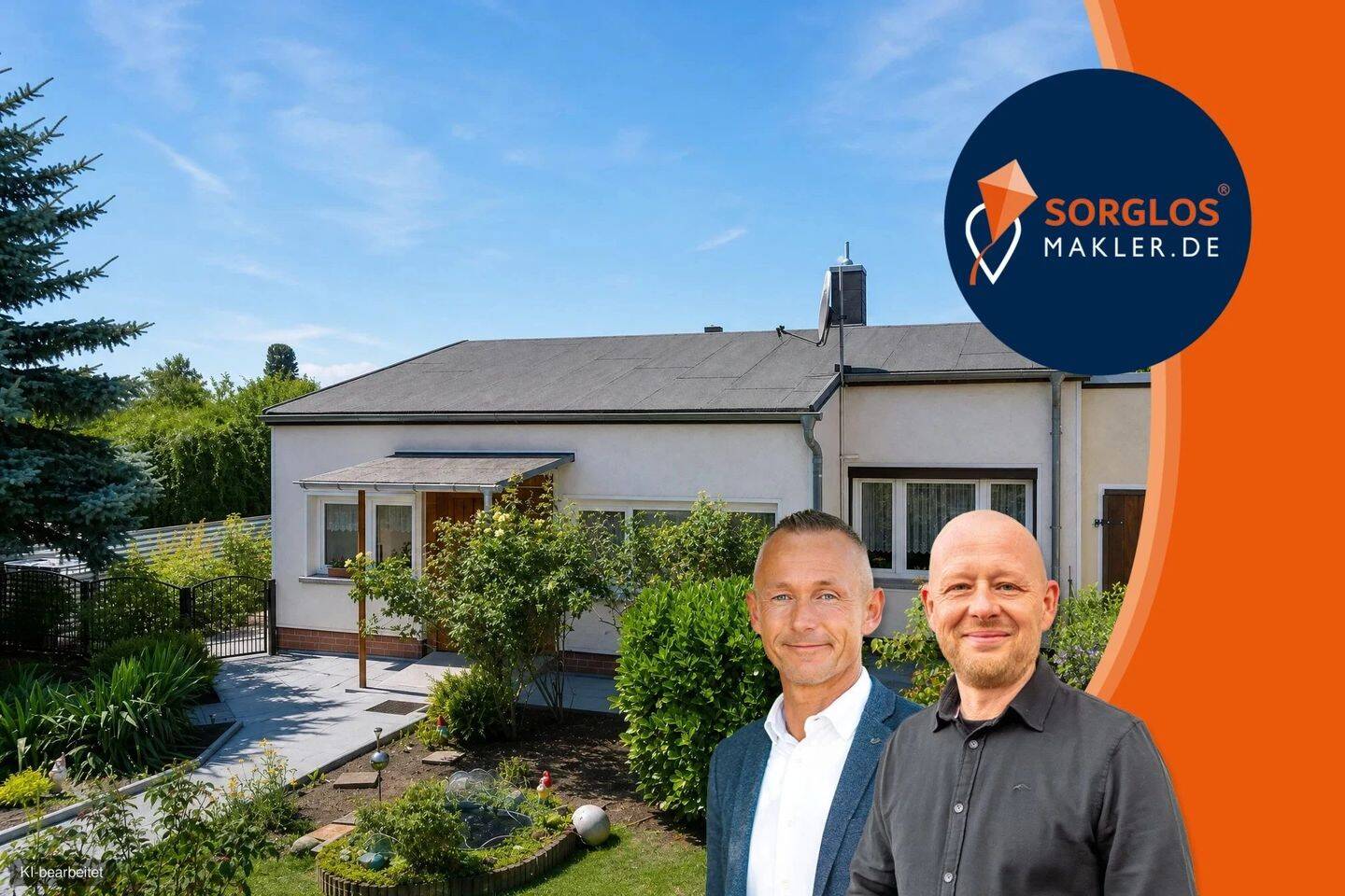 Kompaktes Wohnglück auf einer Ebene: Einfamilienhaus mit Garten und Garage, 39118 Magdeburg (Lemsdorf Reform Sudenburg)