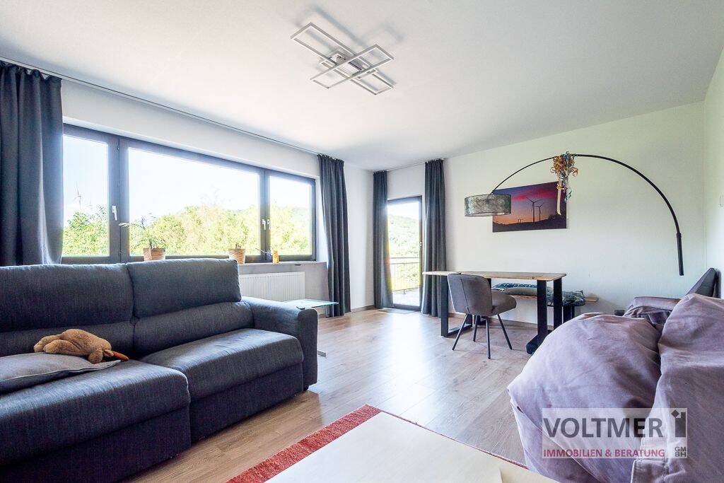 GRÜNBLICK – gepflegte Erdgeschosswohnung mit Balkon und Stellplatz in ruhiger Lage von Eppelborn!, 66571 Eppelborn