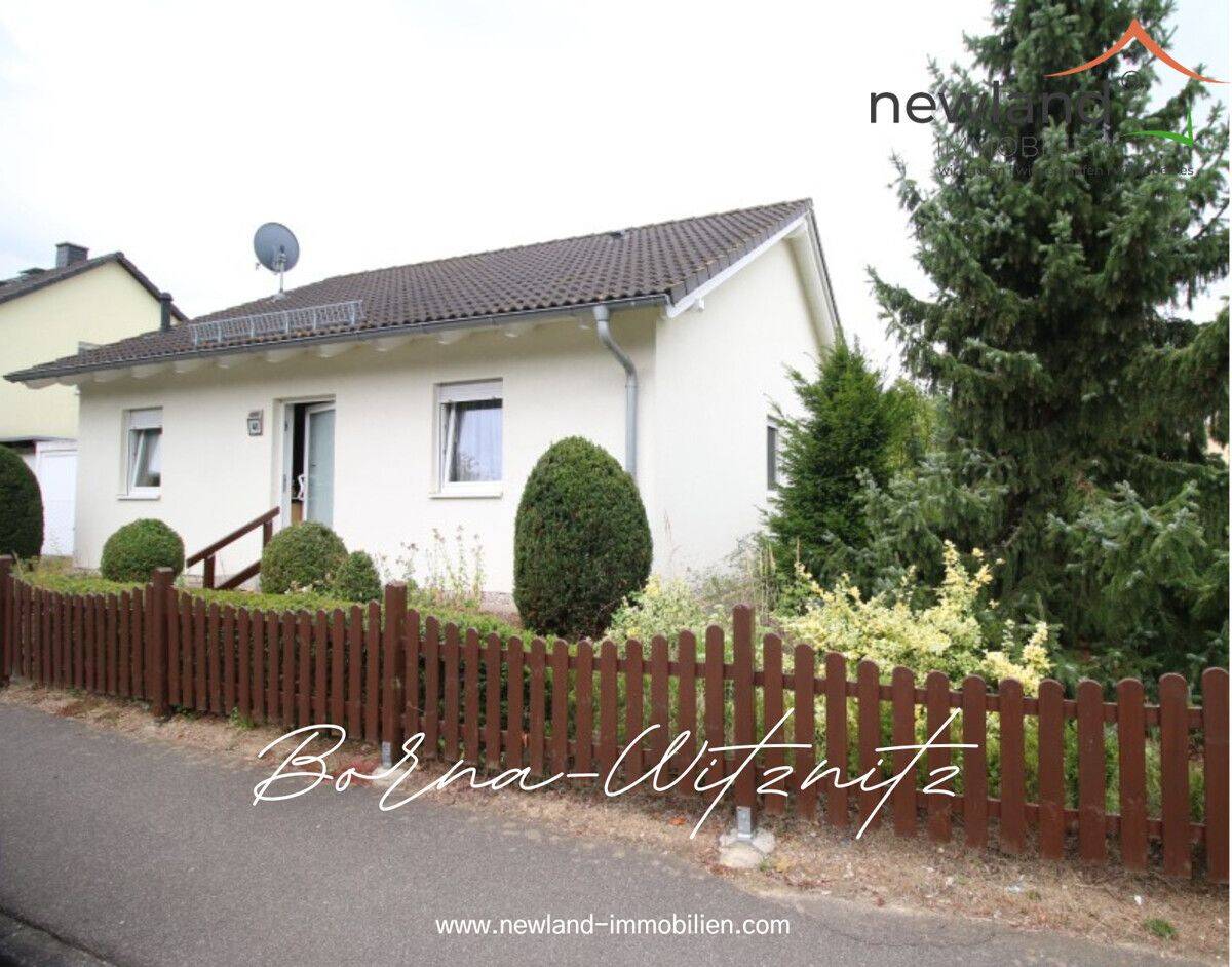 Modernes Wohnen auf einer Ebene – heller Bungalow mit Ausbaupotenzial in ruhiger Lage von Borna, 4552 Borna