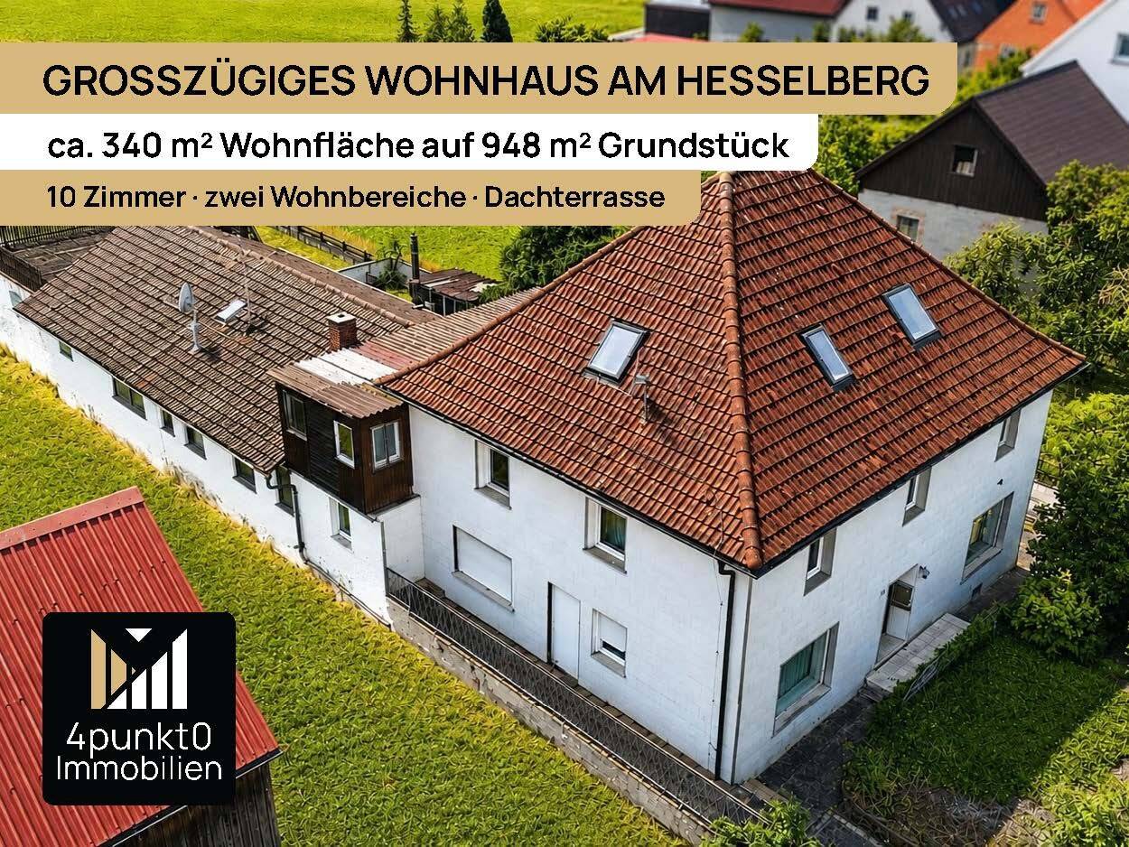 Großes Wohnhaus am Hesselberg – ca. 340 m² Wohnfläche, Dachterrasse und viel Nutzungsspielraum., 91726 Gerolfingen