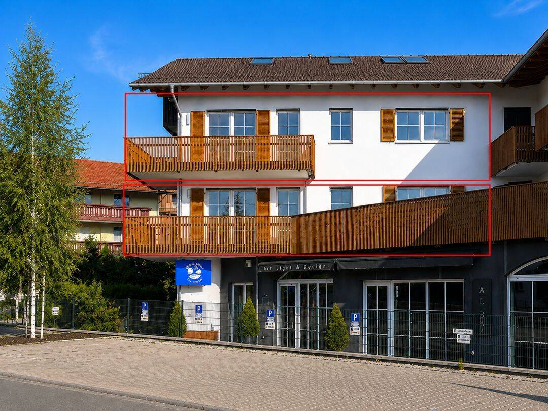Exklusive Maisonette im Zentrum von Bad Wiessee – XXL-Süd-/Westbalkon & nur 200 m zum See, 83707 Bad Wiessee
