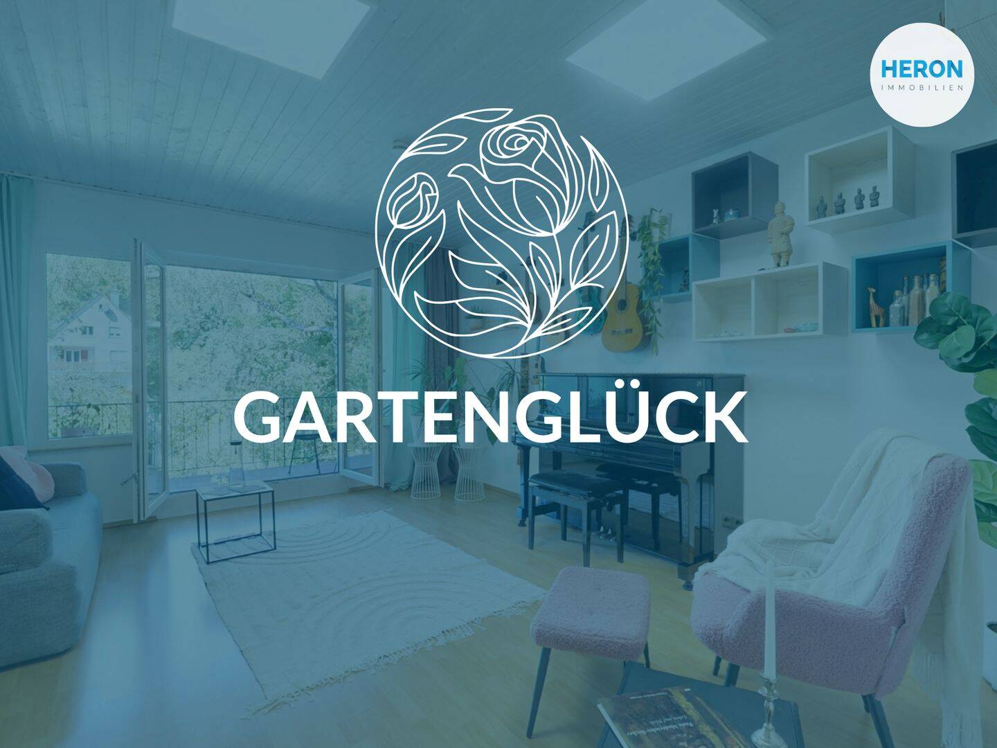 GARTENGLÜCK – Helle 3-Zimmer-Wohnung mit West-Balkon und Garten in Stuttgart-Obertürkheim – 70329 Stuttgart – Bild 1 von 1