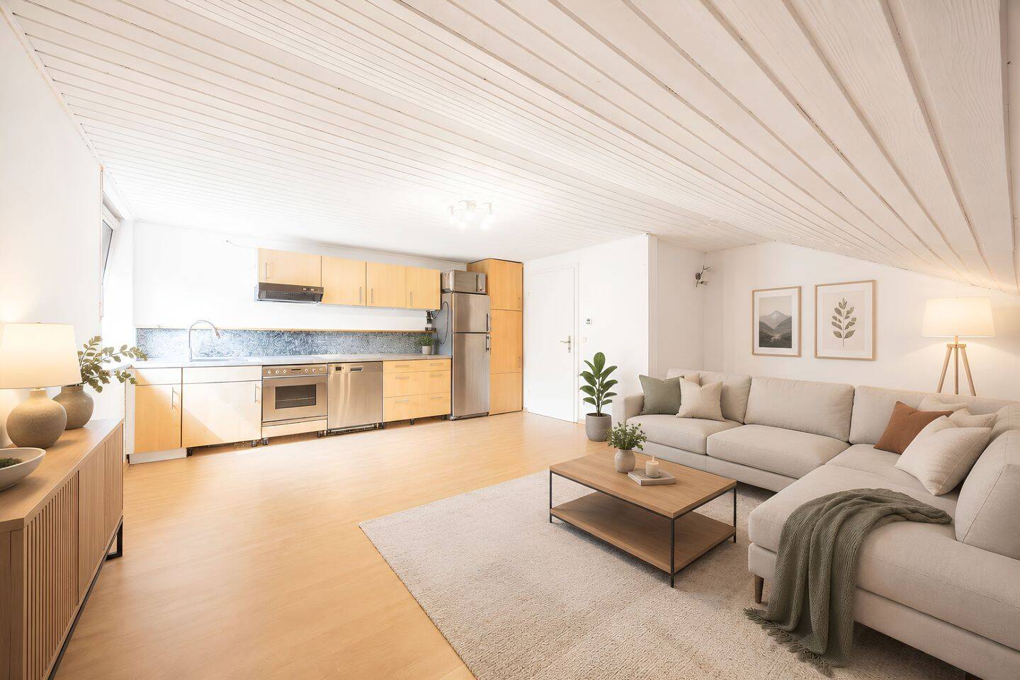 Attraktive 2-Zimmer-Dachgeschosswohnung mit großzügigem Wohn- und Küchenbereich, 84405 Dorfen