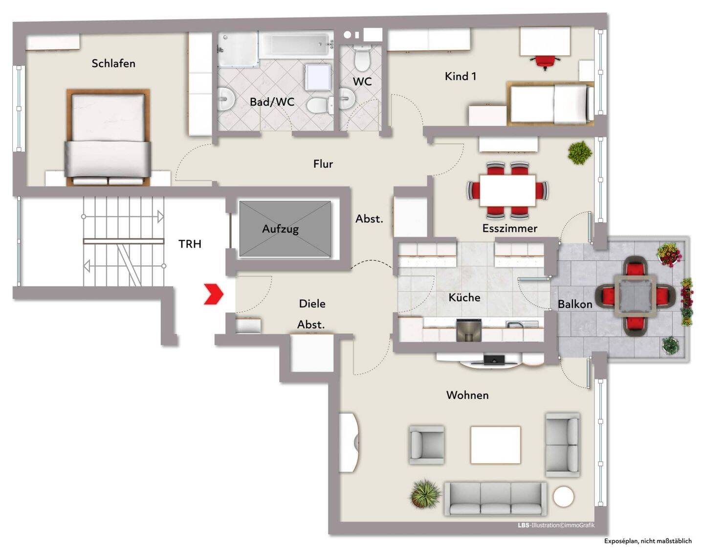 Familienfreundliche 4-Zimmer-ETW im Herzen der Stadt, 90459 Nürnberg