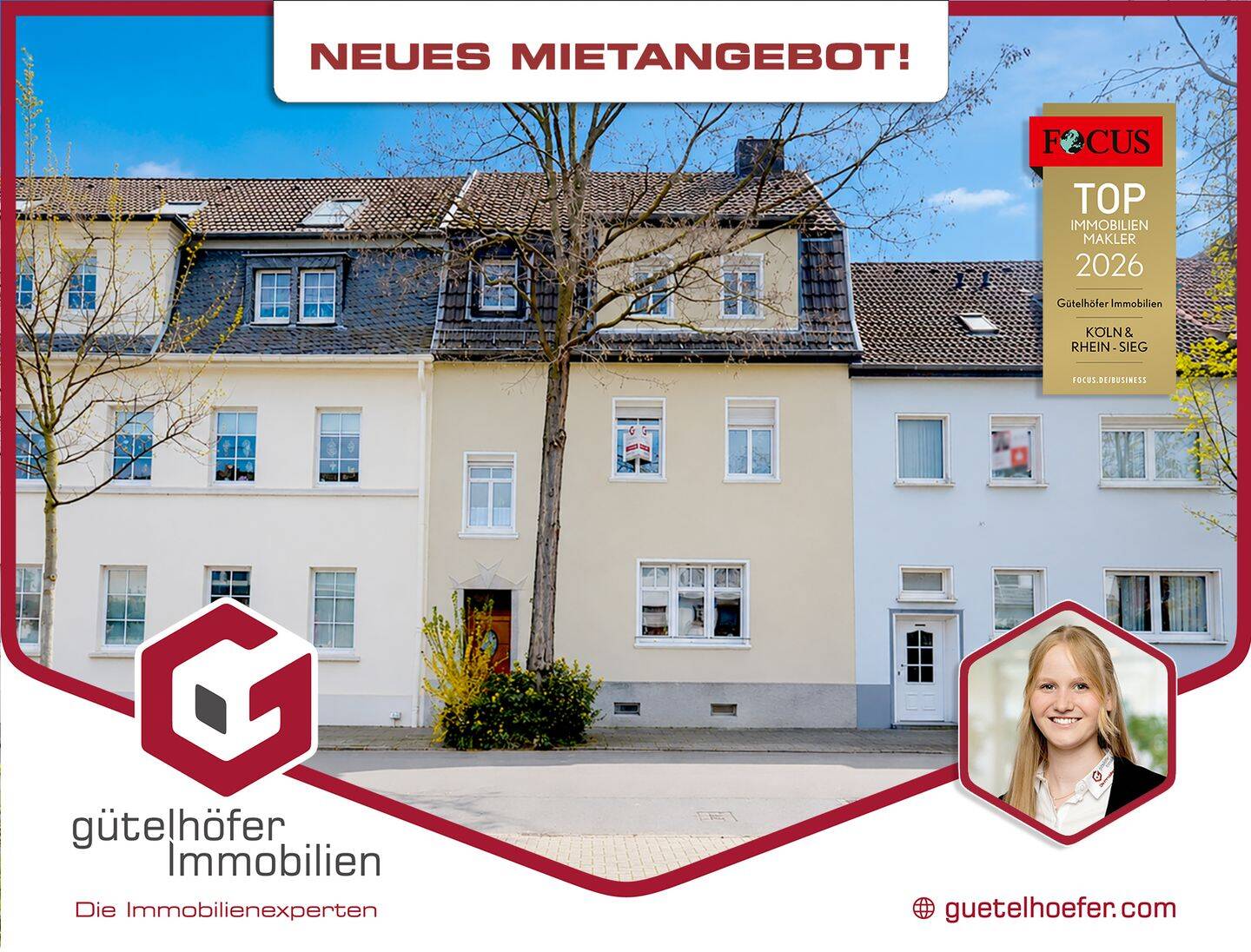 Für die ganze Familie! Großzügiges Reihenmittelhaus in zentraler Lage mit großem Garten und Carport, 53359 Rheinbach