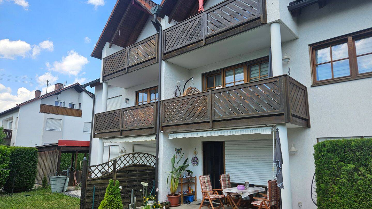 Wohlfühloase nahe Augsburg: Gepflegte 3-Zimmer-Wohnung mit Sonnenbalkon in Meitingen-Herbertshofen | Privatverkauf, 86405 Meitingen
