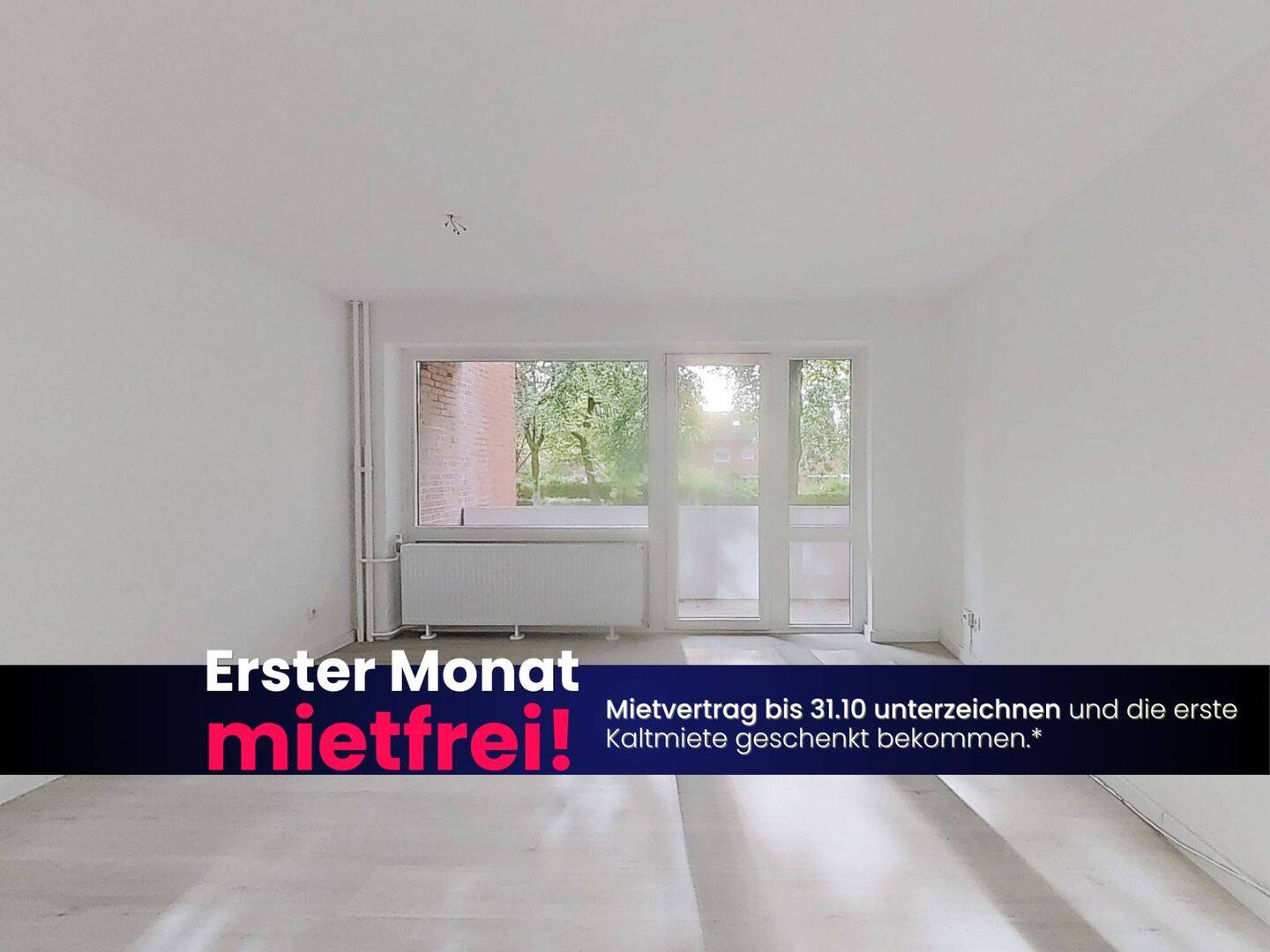 Entspannt ins Jahresende -Kaltmietfrei in den Herbst starten: Helle 4-Zimmer-Wohnung mit BALKON, 24768 Rendsburg