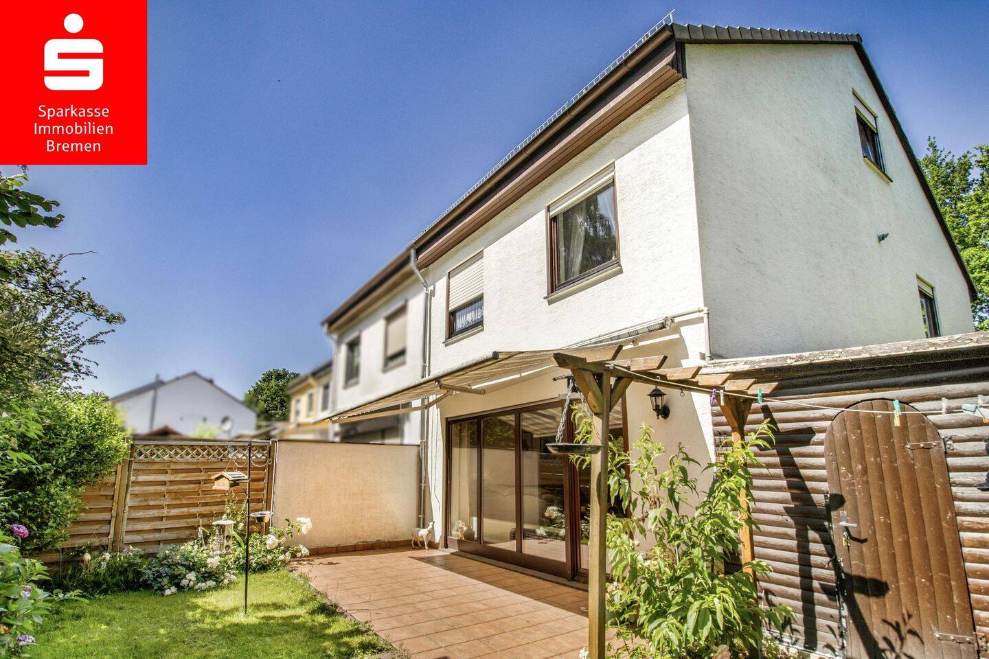 Bremen-Burgdamm: Gepflegtes Reihenendhaus mit Sonnenterrasse, Garten und Garage in guter Lage, 28719 Bremen (Blockland Burg-Grambke Burgdamm Werderland)