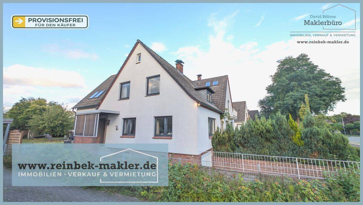 Doppelhaushälfte in Alt-Reinbek – 5 Zimmer, 112 m², Garten, Doppelgarage & Vollkeller, 21465 Reinbek