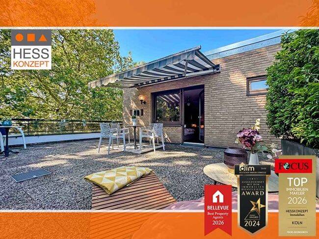 MODERIERTER PROFI-FILM: Traumhaftes Penthouse mit Garage in Kölner Bestlage! Eine echte Rarität…, 50935 Köln (Lindenthal Junkersdorf Sülz)