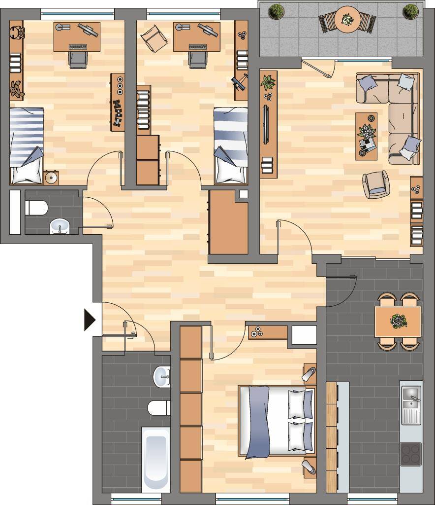 4-Zimmer-Wohnung in Haßloch, 67454 Haßloch