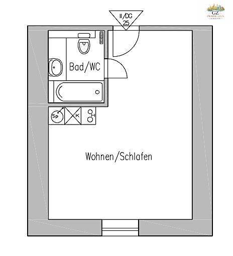 Dach-Apartment mit Badewanne und EBK an der Elbe!, 1097 Dresden (Innere Neustadt Leipziger Vorstadt Pieschen-Nord/Trachenberge Äußere Neustadt)