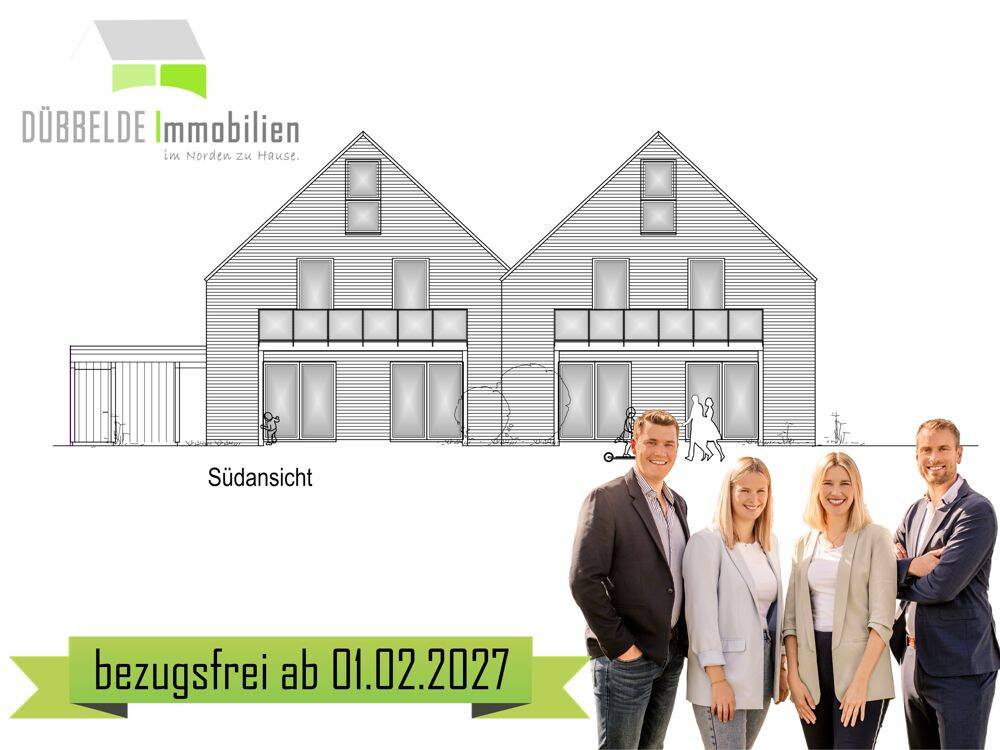 Erstbezug – gehobenes Wohnen in zentraler Lage von Augustfehn., 26689 Apen