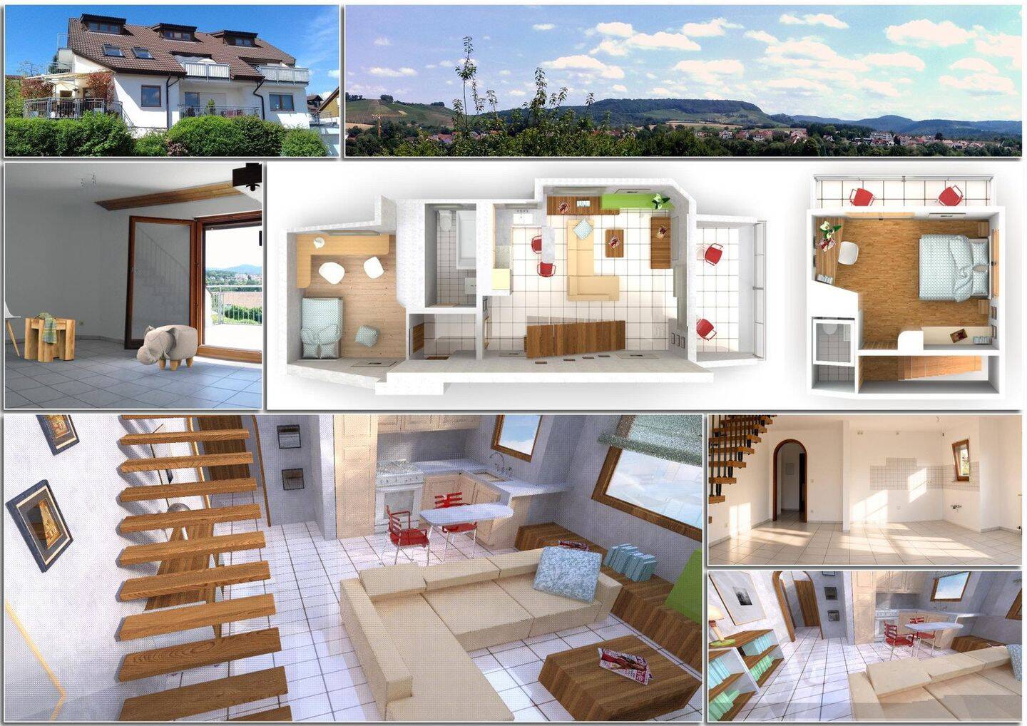 ?? 3 Zimmer Maisonette-Wohnung 76,03 m² Inkl. Garage u. Stellplatz ??, 74626 Bretzfeld