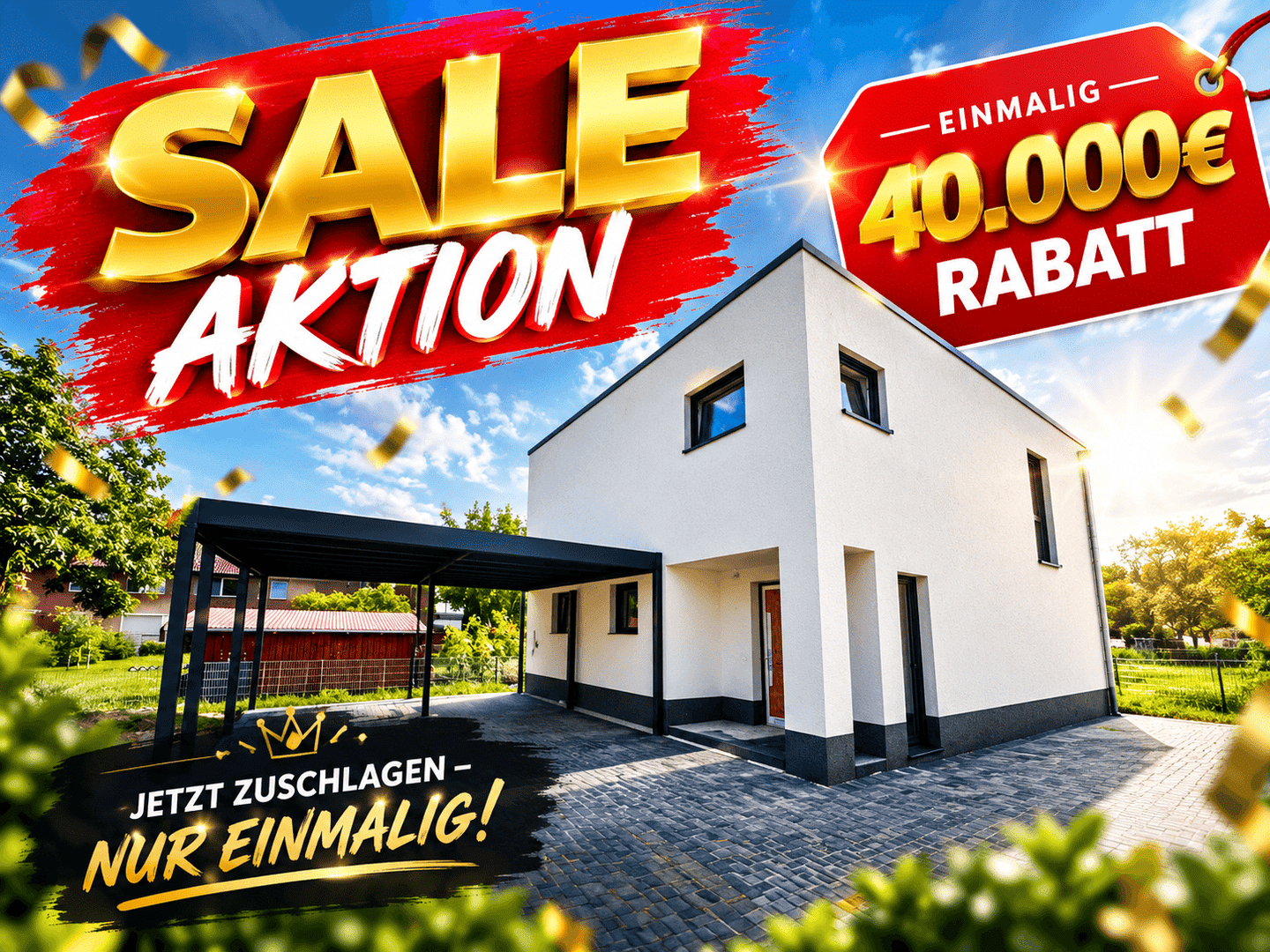 Spätsommer-Sale: einmalig 40.000 € günstiger. Weihnachten im neuen Zuhause., 38547 Calberlah