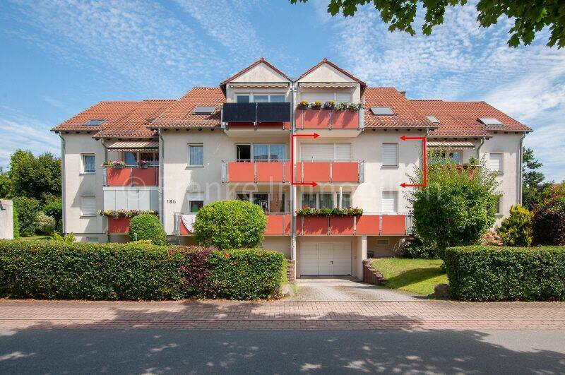 Ullersdorf – frei werdende 2-Zimmerwohnung mit Balkon am Golfplatz, 1454 Radeberg