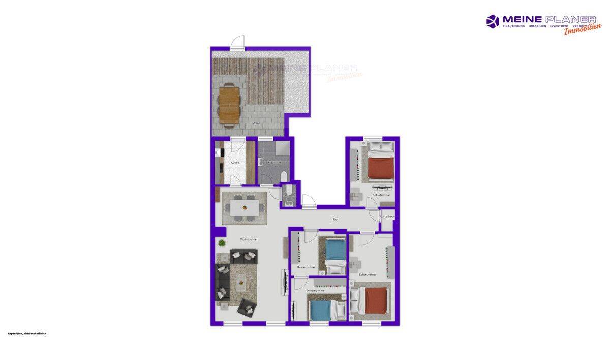 Mitten in der City mit 45 qm Dachterrasse, 42551 Velbert