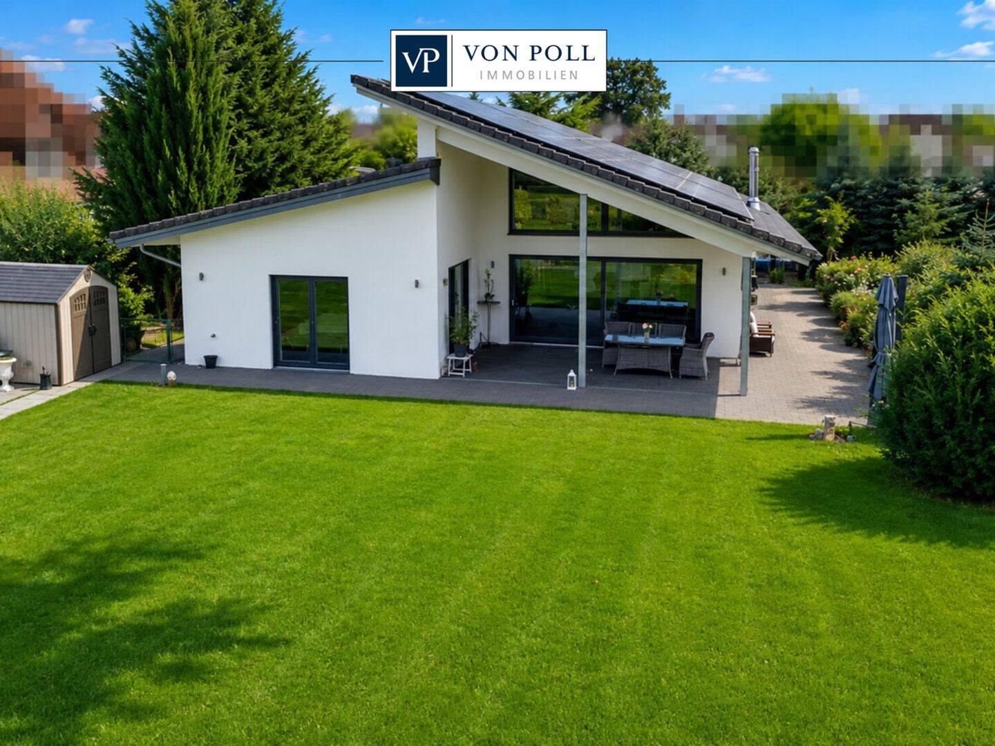 Luxuriöser Bungalow mit Weitblick und Gartenparadies in ruhiger Lage in Pommersfelden, 96178 Pommersfelden