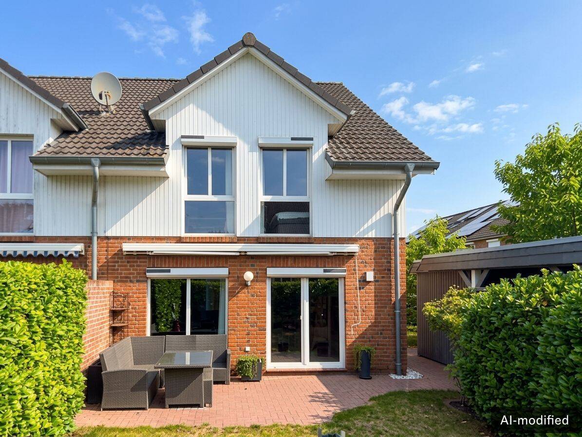 Gepflegte Doppelhaushälfte mit Südterrasse & vielseitigem Studio, 25421 Pinneberg