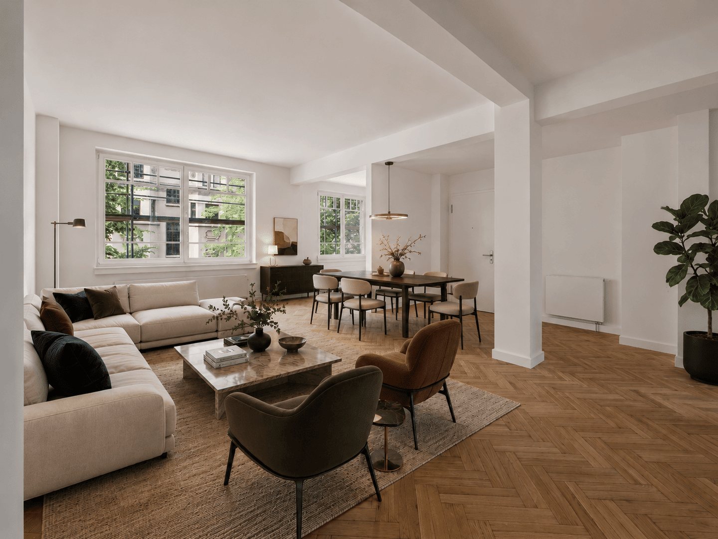 Altbaucharme neu interpretiert – umfassend sanierte Wohnung in Flingern Nord, 40235 Düsseldorf (Flingern Nord Flingern Süd Grafenberg)