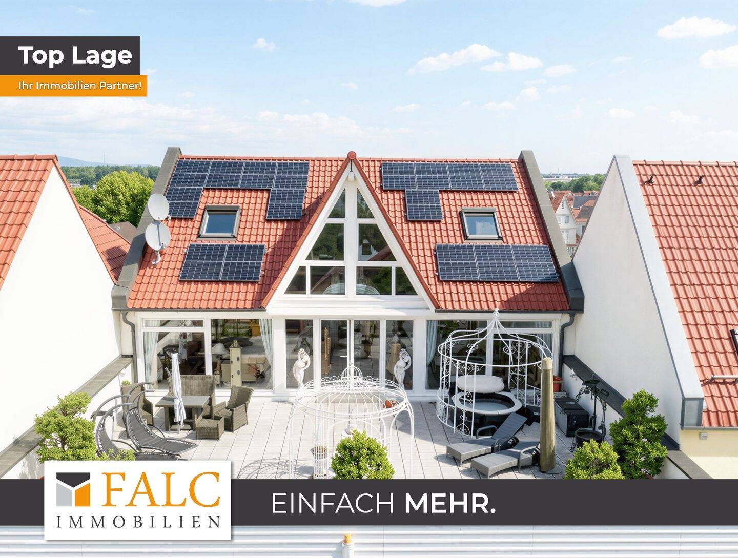 Exklusives Maisonette-Penthouse mit privater Gartenterrasse in Groß-Gerau, 64521 Groß-Gerau