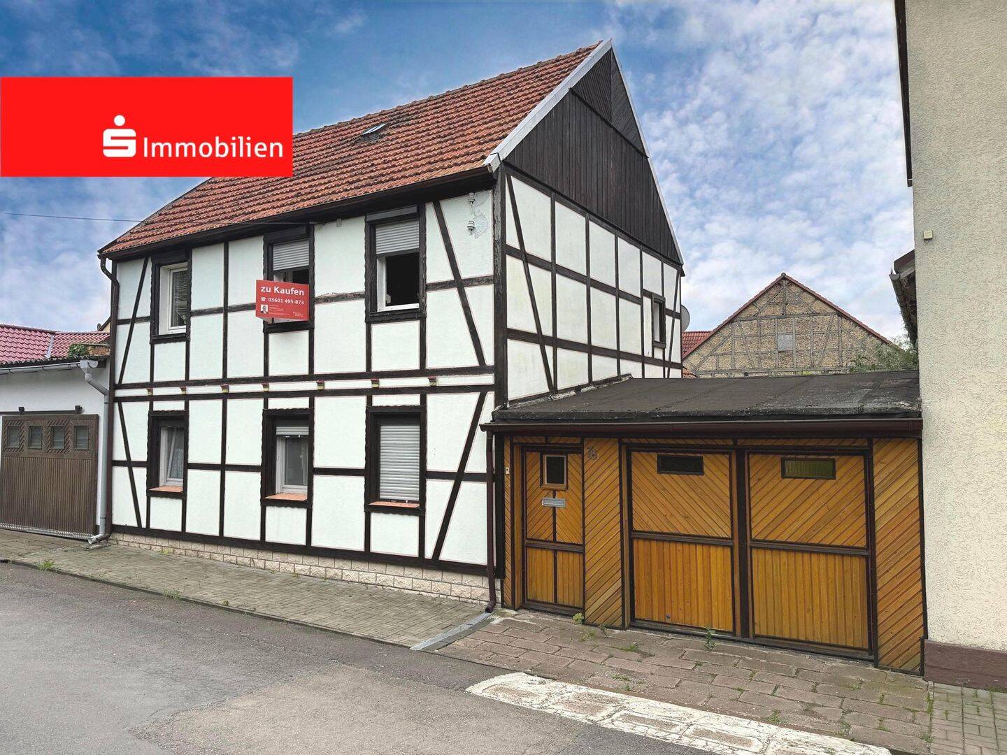 Gemütliches Fachwerkhaus mit kleinem Hof und Nebengebäuden, 99947 Bad Langensalza
