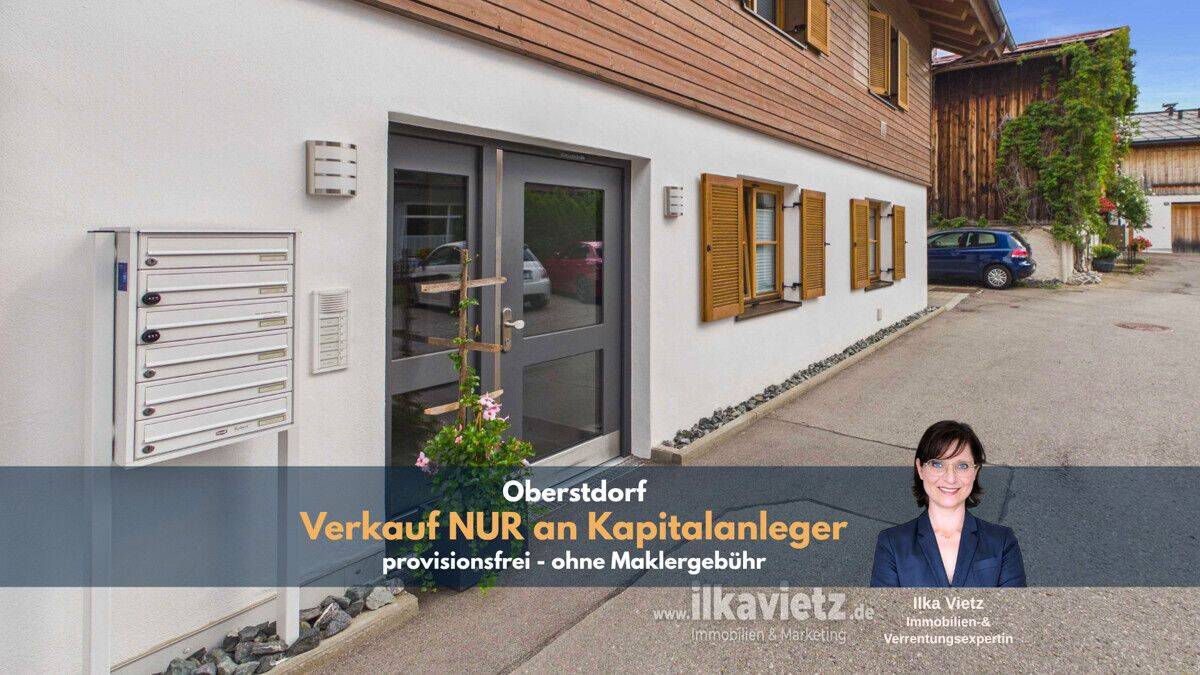 RARITÄT | 2 Garten-Wohnungen im Zentrum von Oberstdorf – Verkauf mit Wohnungsrecht, 87561 Oberstdorf
