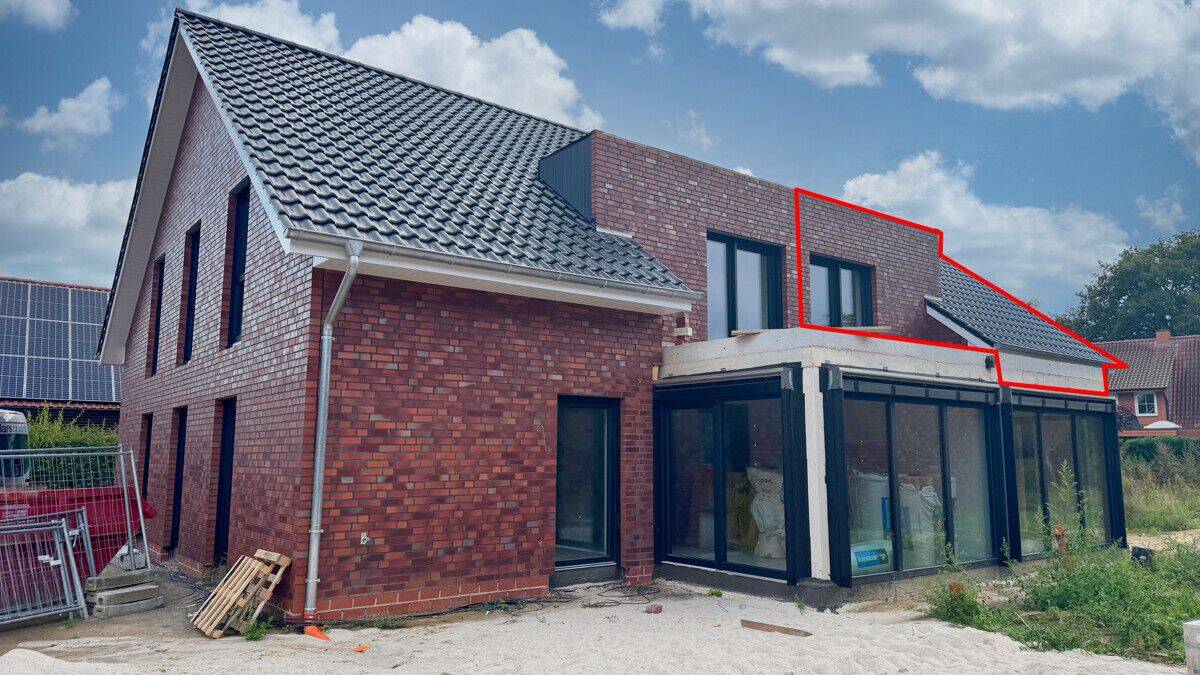 Neubau-Erstbezug: 3 Zimmer, Balkon, Stellplatz im Obergeschoss, 49828 Neuenhaus