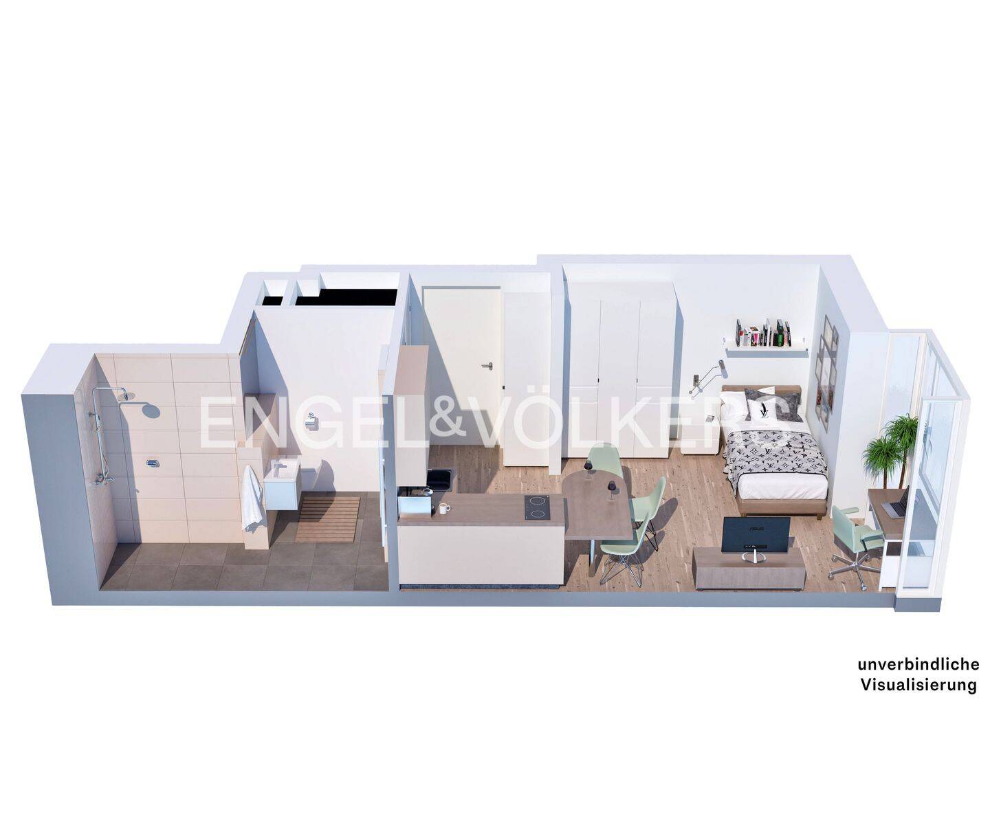 Stilvolles 1,5-Zimmer-Neubau-Apartment in erster Seelinie am Uferpark, 88045 Friedrichshafen