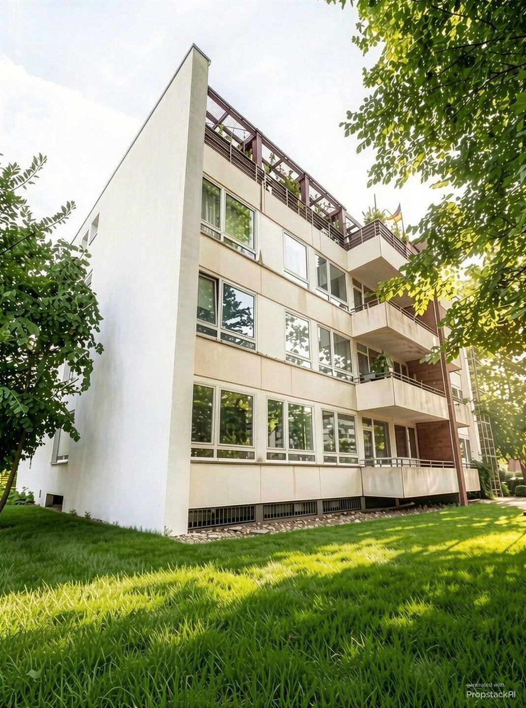 Wohnung mit zwei Dachterrassen und Garage im Zentrum von Ratingen nähe Düsseldorf Flughafen, 40878 Ratingen