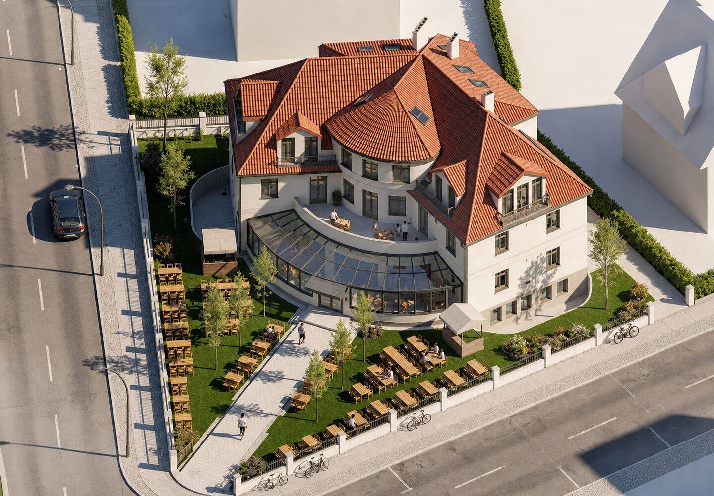 Historische Denkmalvilla mit exklusivem Boarding-House Konzept, 13465 Berlin (Reinickendorf Frohnau Mühlenbecker Land Hermsdorf)