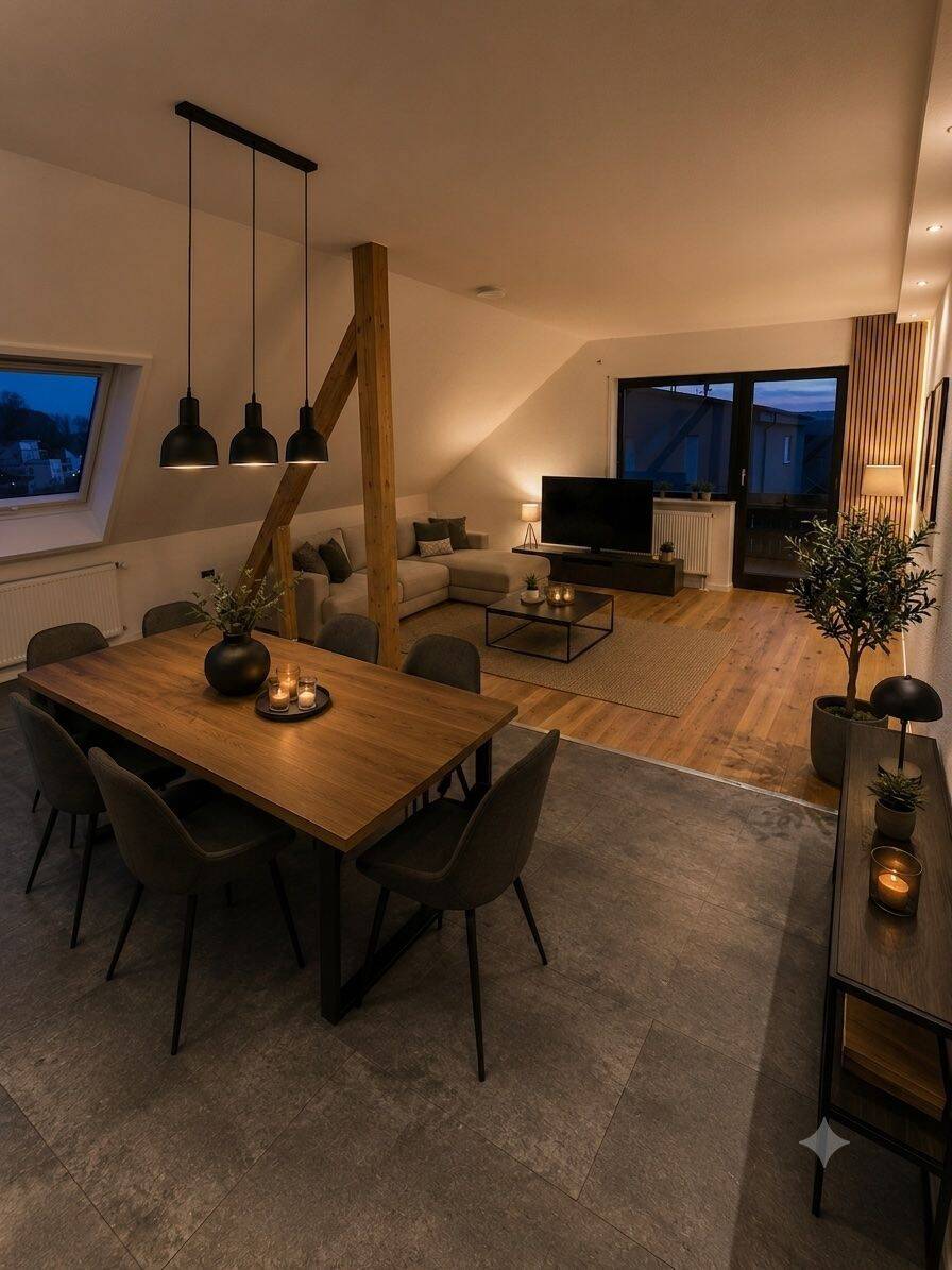 Ruhige 4,5 Zimmer Maisonette mit Sonnenbalkon und 2 Stellplätzen, 66589 Merchweiler