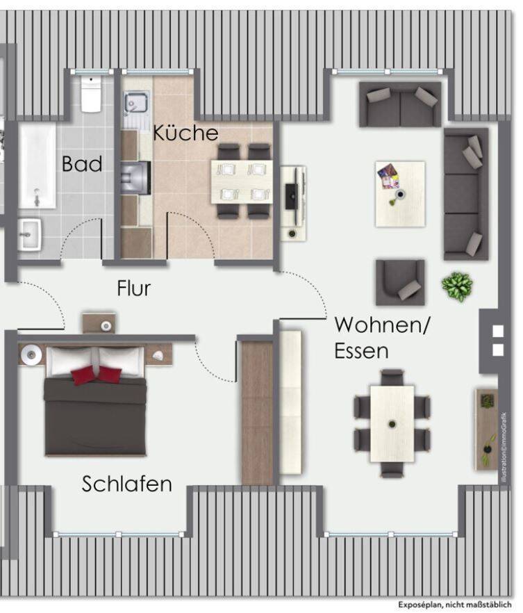 Wohnung Stadtmitte DG, 42781 Haan
