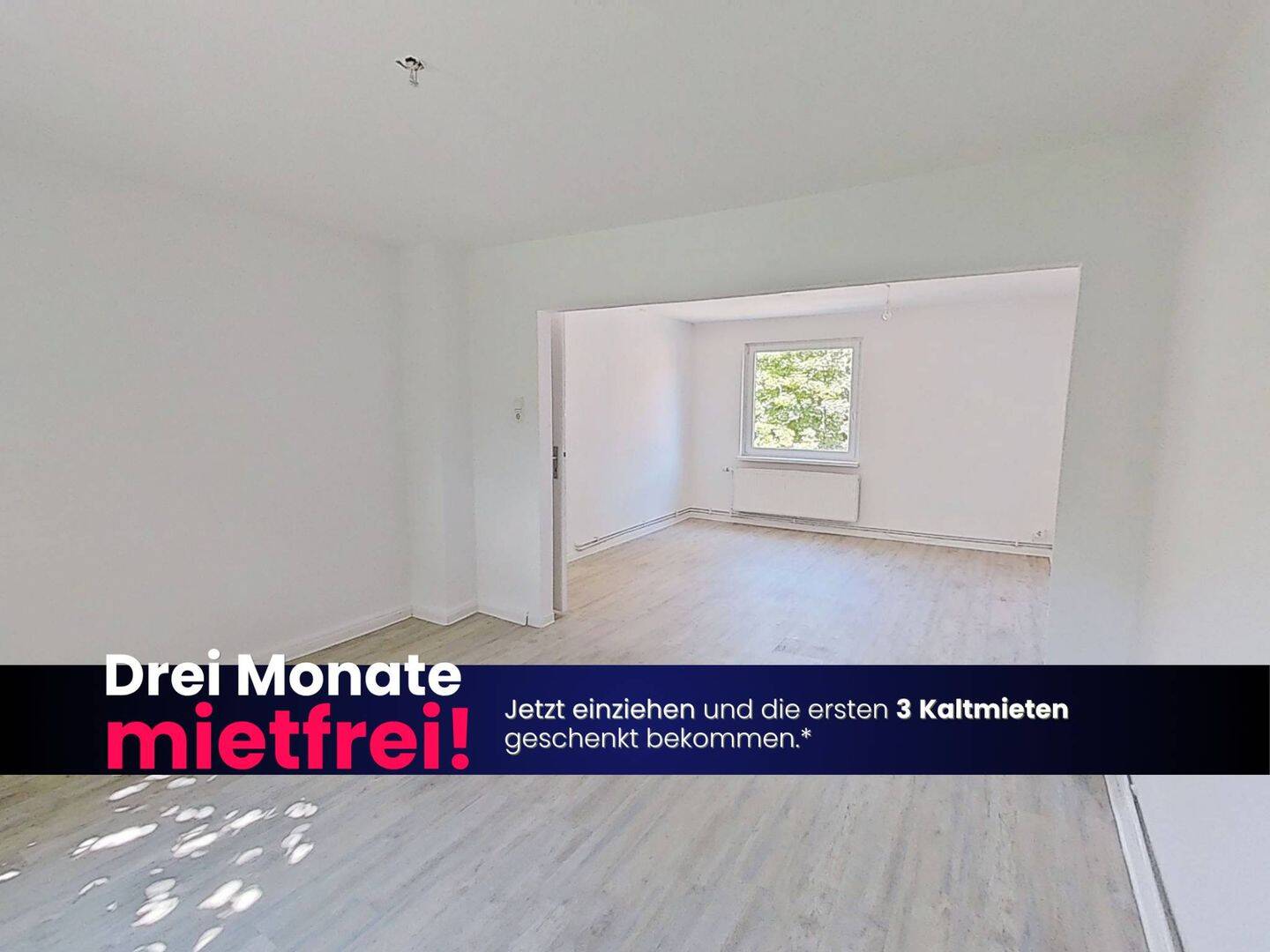 **JETZT EINZIEHEN UND SPAREN** Lichtdurchflutete 3-Zimmer-Wohnung mit viel Platz in fußläufiger Nähe zum Weserufer, 26954 Nordenham