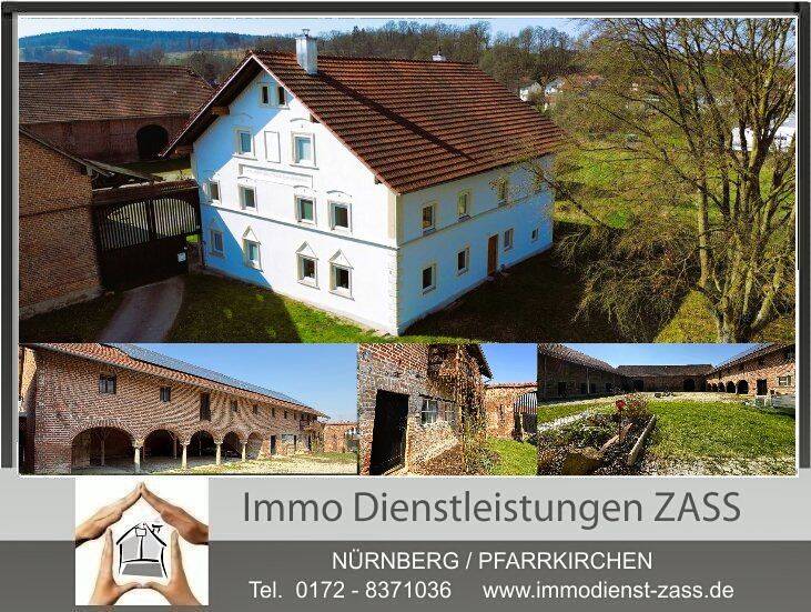 Schöner Vierseithof ( mit sanierten Wohnhaus, 2 Ställe, Stadl und großer PV-Anlage, 84371 Triftern