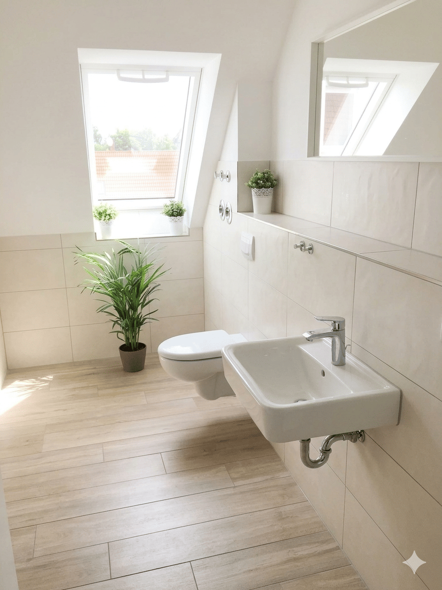 Helle 3-Raum-Dachgeschosswohnung mit moderner Einbauküche und hochwertigem Bad in Wörlitz, 6785 Oranienbaum-Wörlitz
